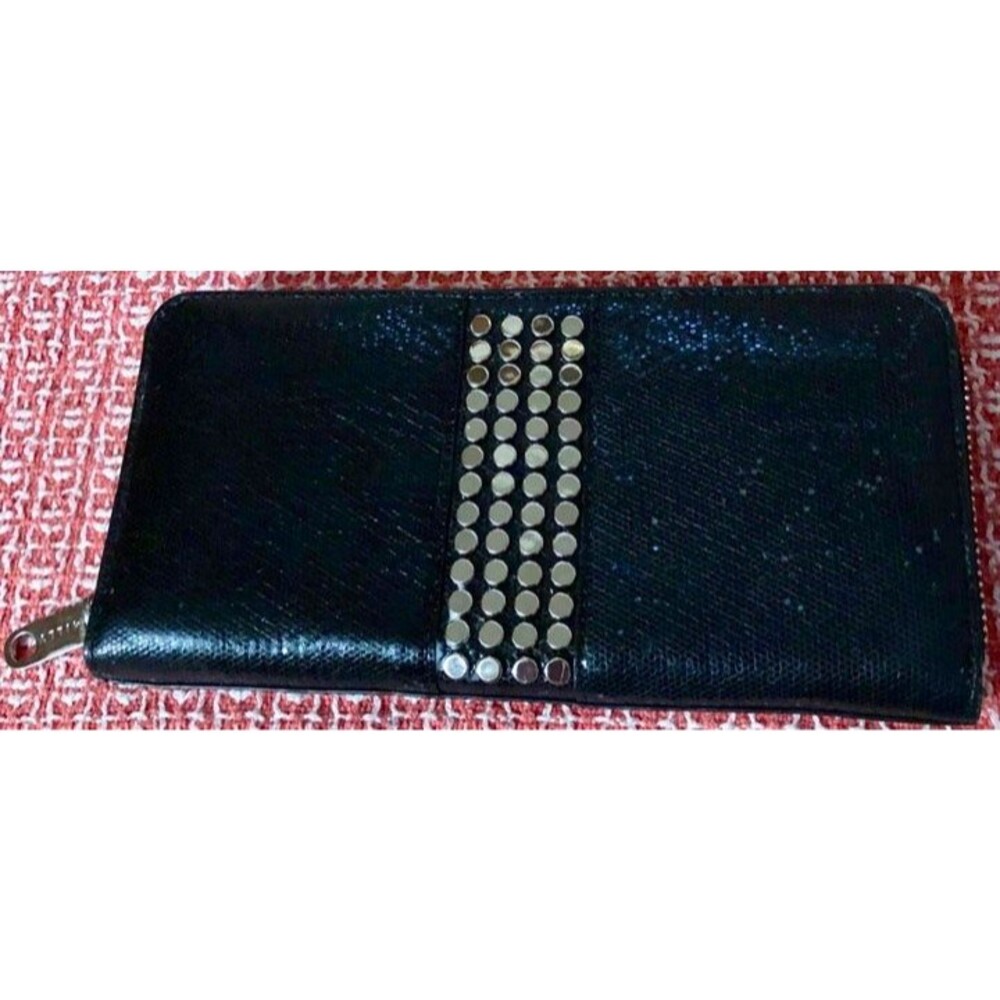 Milly Black/Silver Bling wallet w/Sparkl